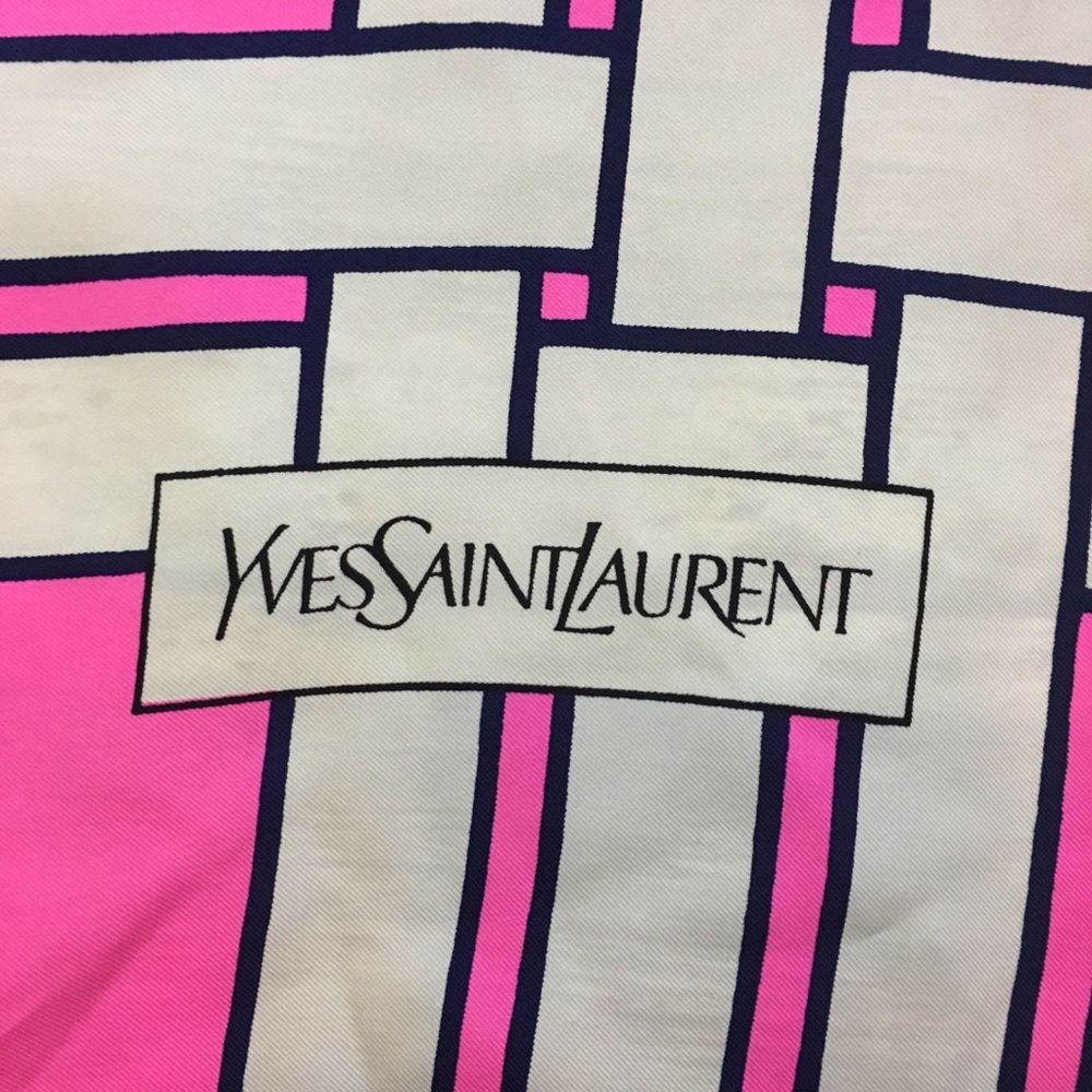 Yves Saint Laurent | Silk Woven Print Scarf - Picture 6 of 8